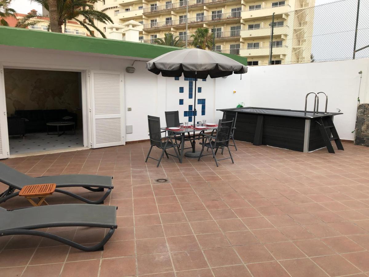 Villa Fantastica Vivienda En Playa De San Agustin Con Piscina Esterno foto