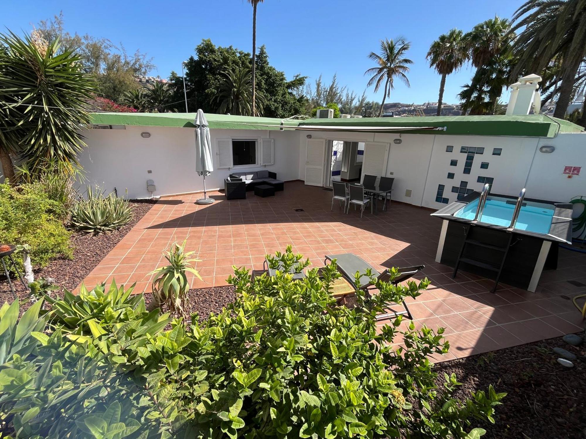 Villa Fantastica Vivienda En Playa De San Agustin Con Piscina Esterno foto